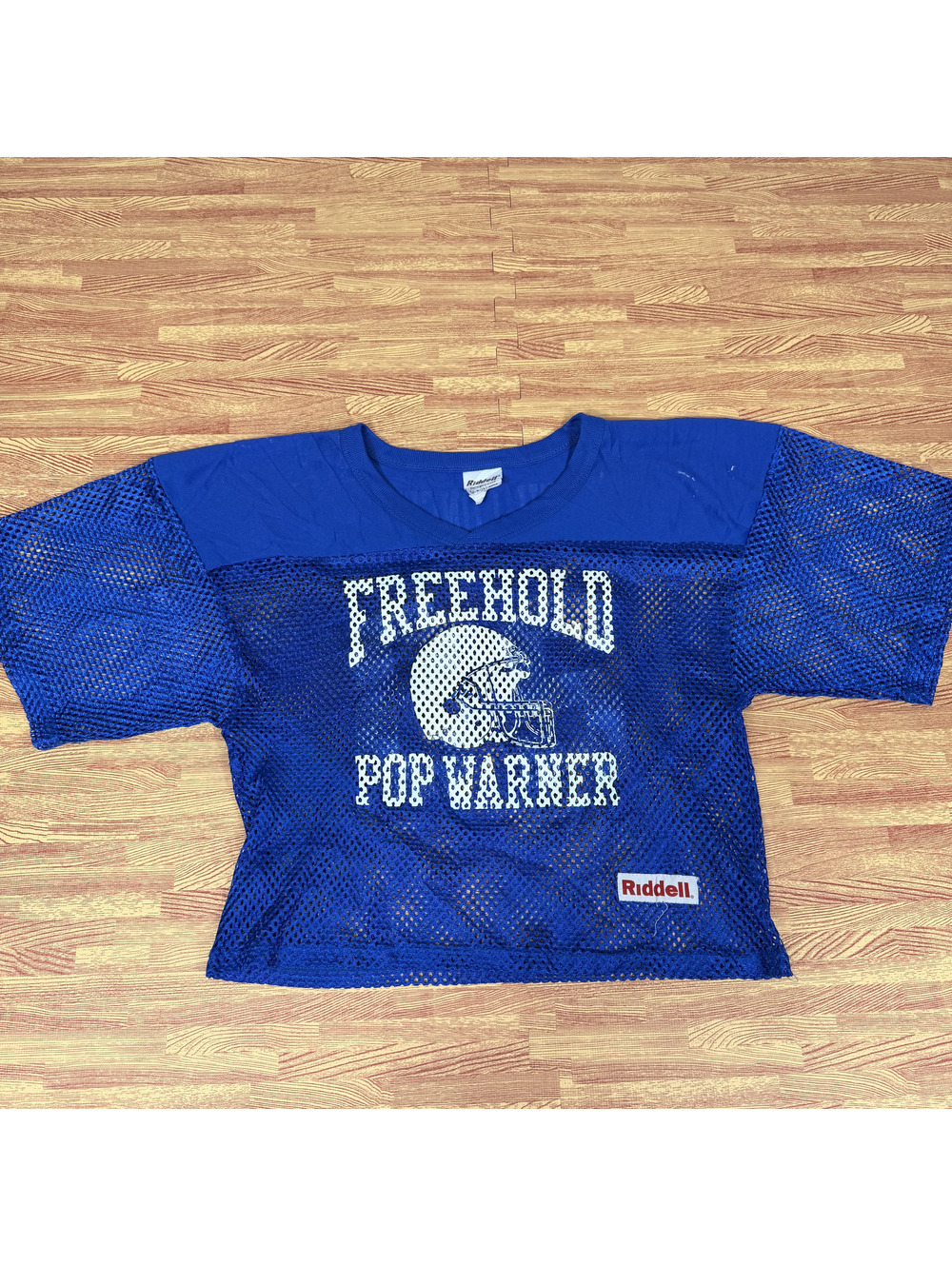 Riddell Youth Medium Blue Mesh Football Jersey Freehold Pop Warner